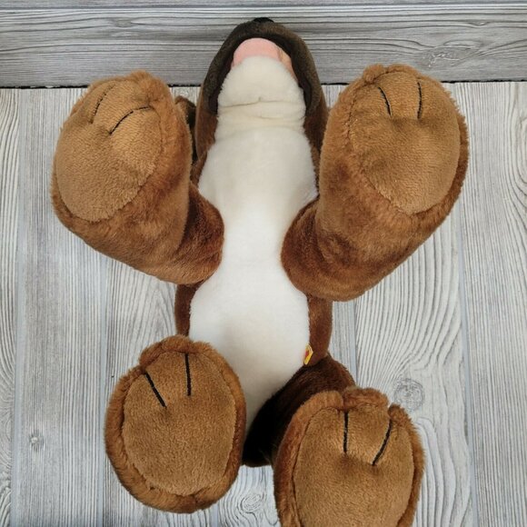 Build a Bear Boxer Bulldog BAB Soft Brown White Puppy Pet Plush Animal Puppy - Picture 8 of 9